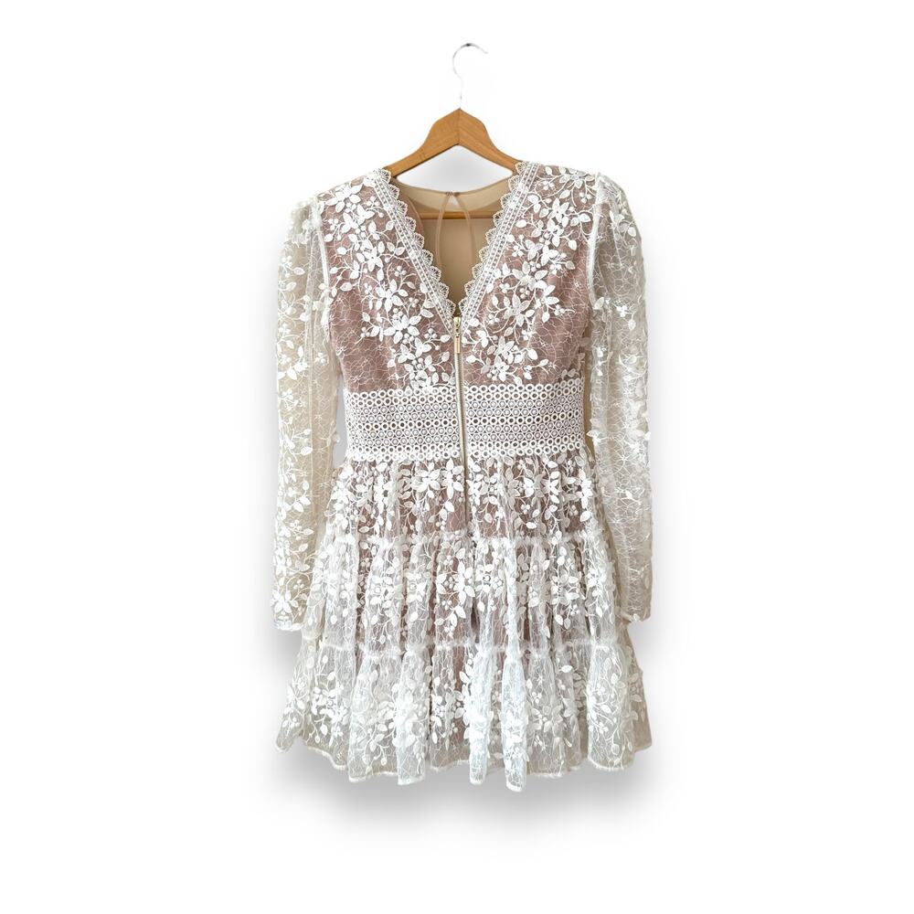 Bronx and Banco Megan Mini Dress Blanc White Extra Large Women’s - Picture 8 of 10